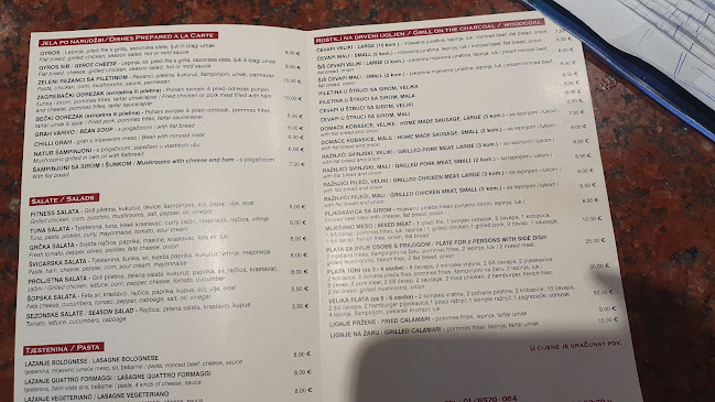 Pizzeria Toni - Gastronomija i ugostiteljstvo