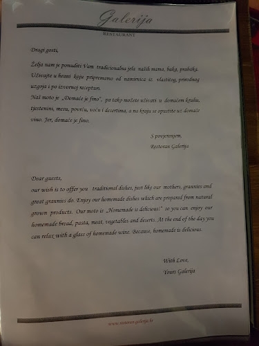 Comentarii opinii despre Restaurant Galerija Šibenik
