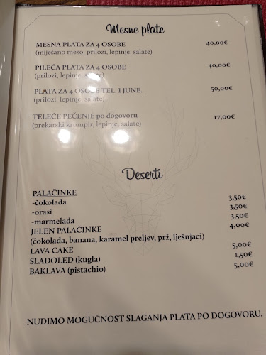 Opinii despre Restoran Jelen în Slavonski Brod - Gastronomija i ugostiteljstvo