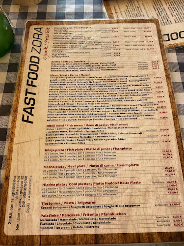 Caffe Zora - Gastronomija i ugostiteljstvo