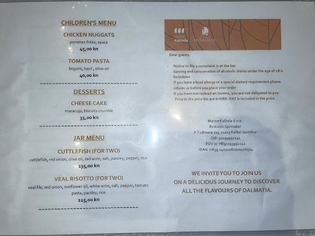 Restoran Spinnaker Marina Kaštela - Kaštel Gomilica