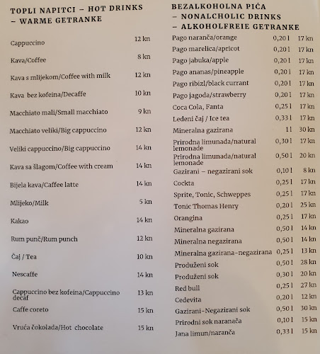 Opinii despre Felix Caffe Bar în Rab - Gastronomija i ugostiteljstvo