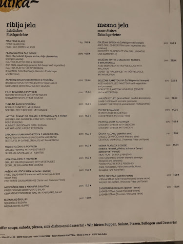 Restoran Nautika - Gastronomija i ugostiteljstvo