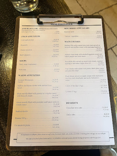 Forty Four Restaurant - Gastronomija i ugostiteljstvo