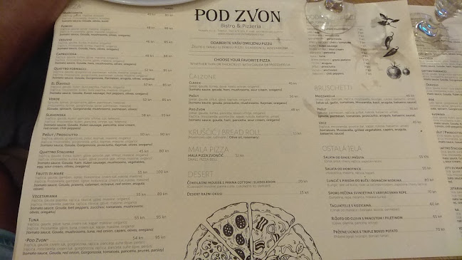 Pod Zvon - Gastronomija i ugostiteljstvo