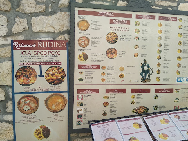 Konoba Rudina - Gastronomija i ugostiteljstvo