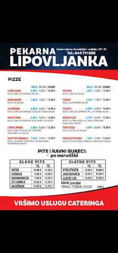 Grill & Pizzeria- Restoran Lipovljanka - Gastronomija i ugostiteljstvo