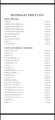 Sofra - Borovje - Gastronomija i ugostiteljstvo