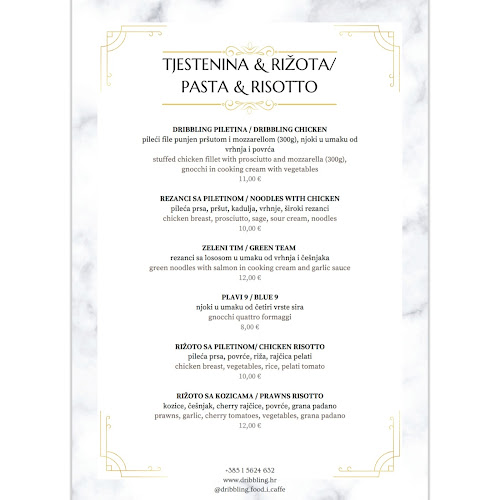 Dribbling Food & Caffe - Gastronomija i ugostiteljstvo