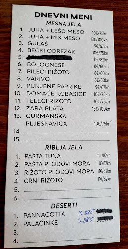 Opinii despre Bistro "BROD" în Zadar - Gastronomija i ugostiteljstvo