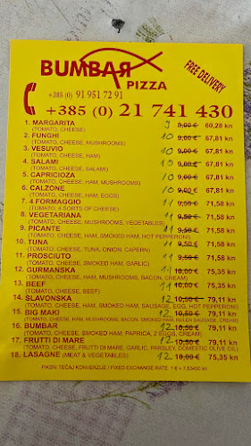 Pizza Bumbar Delivery