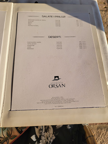 Gverović – Orsan | Štikovica - Gastronomija i ugostiteljstvo