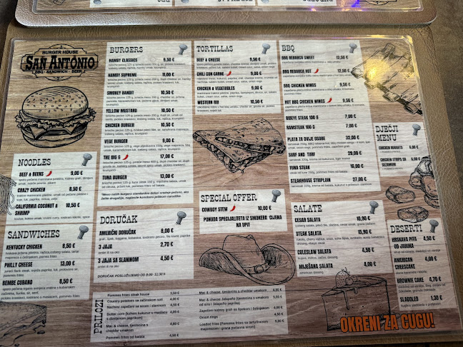 San Antonio - Burgers, BBQ, Beer - Bestovje