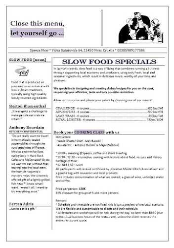 Restaurant Speeza Hvar - Hvar