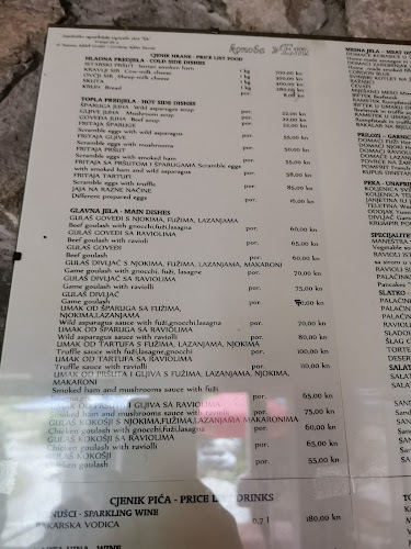 Opinii despre Konoba Ema în Vranja - Gastronomija i ugostiteljstvo