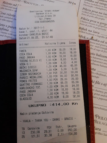 Opinii despre Stari Ribar în Ližnjan - Gastronomija i ugostiteljstvo