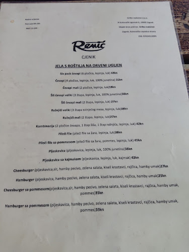 Opinii despre Renić Grill în Zagreb - Gastronomija i ugostiteljstvo