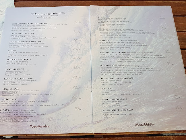 Opinii despre Mare Adriatico în Privlaka - Gastronomija i ugostiteljstvo