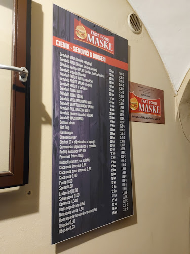 Fast Food Maske - Gastronomija i ugostiteljstvo
