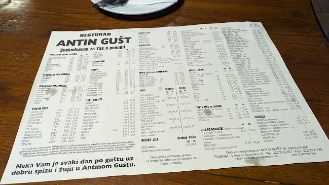 Comentarii opinii despre Restoran Antin Gušt