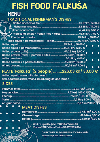 Fish food Falkuša - Gastronomija i ugostiteljstvo