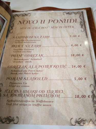 Restoran Potrti Kotač - Gastronomija i ugostiteljstvo