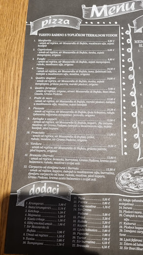 Bernarda pizza pasta burger - Gastronomija i ugostiteljstvo