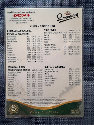 Restaurant Zvizdan - Gastronomija i ugostiteljstvo