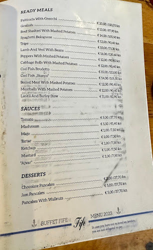 Opinii despre Buffet Fife în Split - Gastronomija i ugostiteljstvo