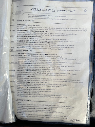 Konoba Matoni - Gastronomija i ugostiteljstvo