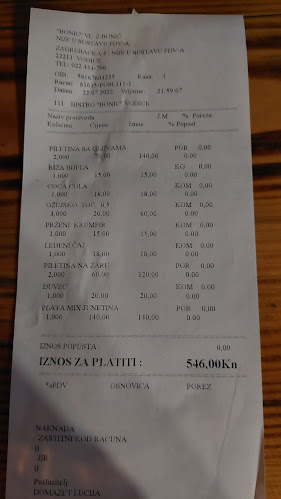 Bonić Restaurant - Gastronomija i ugostiteljstvo