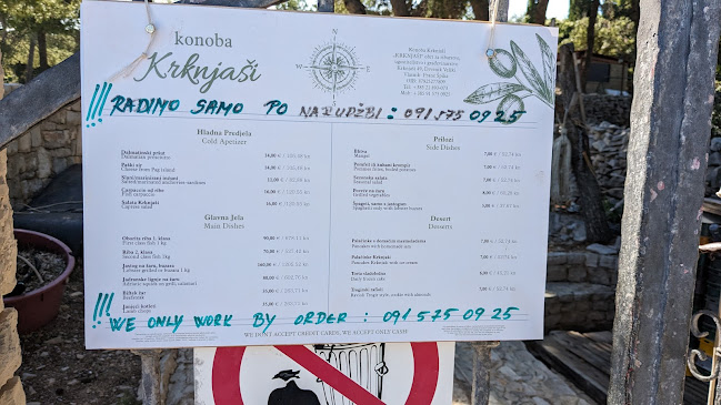 Opinii despre Konoba Krknjaši în Veliki Drvenik - Gastronomija i ugostiteljstvo