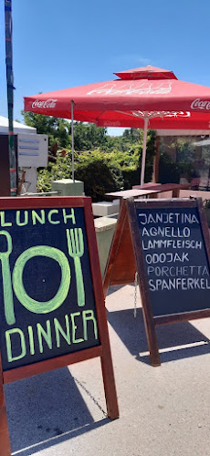 Restaurant Gromaca /Losinj-Cres/ lamb /Spanferkel /maialino