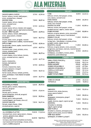 Beach bar Ala Mizerija - Gastronomija i ugostiteljstvo