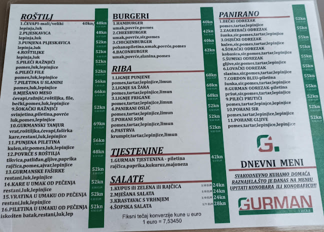 Restoran "Gurman" Osijek