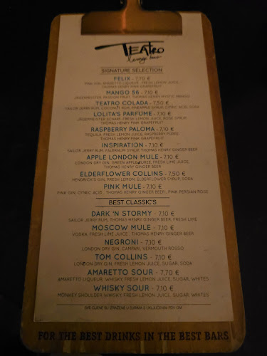 Comentarii opinii despre Teatro Lounge Bar