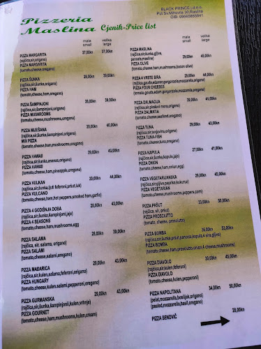 Pizzeria Maslina - Raslina