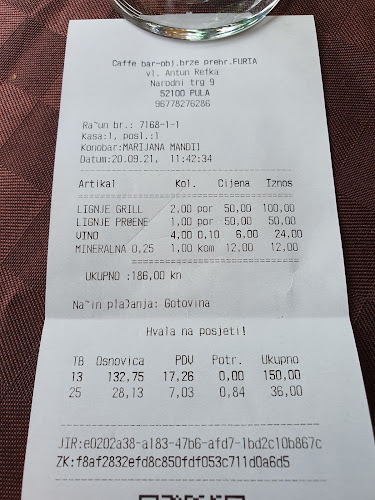 Narodni trg 9, 52100, Pula