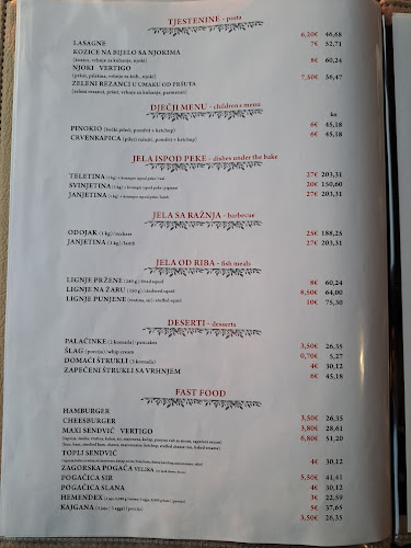 Opinii despre Bistro-pizzeria "Vertigo" în Zlatar-Bistrica - Gastronomija i ugostiteljstvo