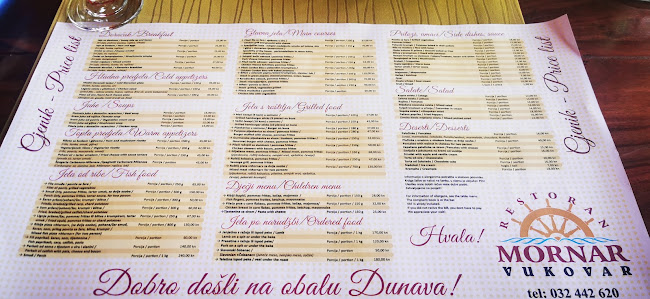 Restoran Mornar - Vukovar