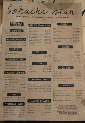 Opinii despre Šokački stan, (Pikov Stan) în Vinkovci - Gastronomija i ugostiteljstvo