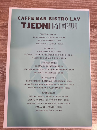 Caffe bar-Restoran Lav