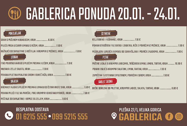 Opinii despre Gablerica în Velika Gorica - Gastronomija i ugostiteljstvo