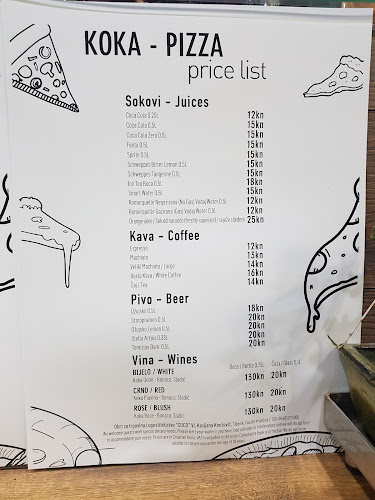 Opinii despre Koka Pizza în Šibenik - Gastronomija i ugostiteljstvo