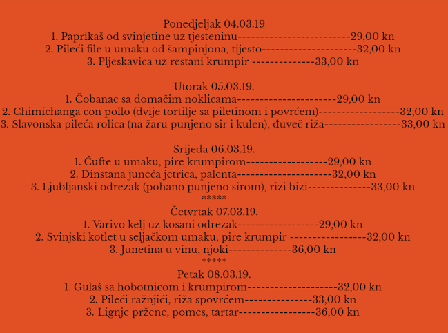 Catering Stripes Maksimir - Zagreb