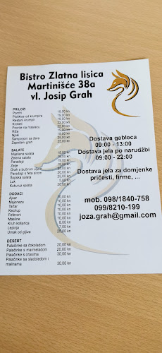 Opinii despre Bistro Zlatna lisica în Zabok - Gastronomija i ugostiteljstvo