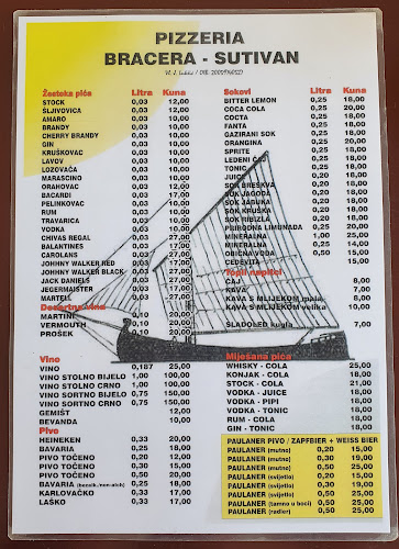 Opinii despre Bracera în Sutivan - Gastronomija i ugostiteljstvo