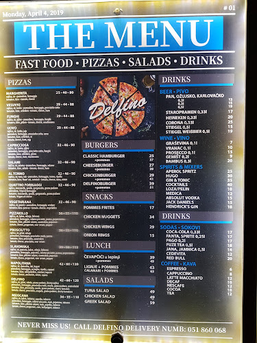 Delfino Pizza Snack Coffee - Gastronomija i ugostiteljstvo
