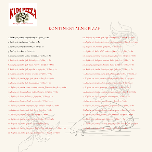 Pizza Kum (Catering) - Zagreb