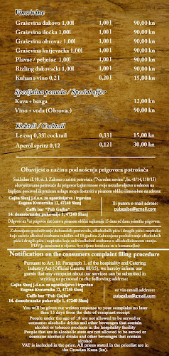 Pub Gajba - Gastronomija i ugostiteljstvo